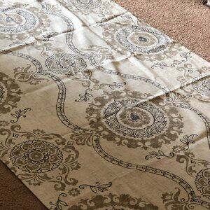 4 Envogue Boho Medallion Curtain Panels Hidden Back Tab 40 x 84